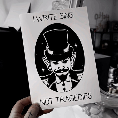 I Write Sins A5 Print
