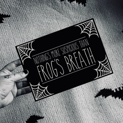 NBC Frog’s Breath A5 Print