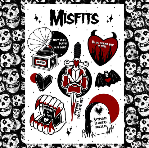 Misfits Flash Sheet Print