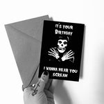 Misfits Greetings Birthday Card