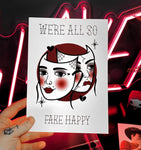 Paramore Fake Happy A5 Print