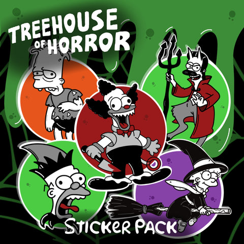 Treehouse of Horror Part 2 Sticker Pack