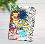 Simpsons Christmas Colouring Book
