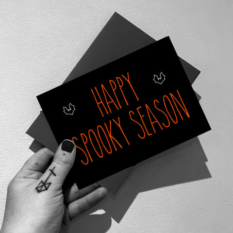 Happy Spooky Season Greetings Card