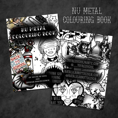 Nu Metal Colouring Book