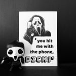 Ghostface Scream A5 Print Halloween '22